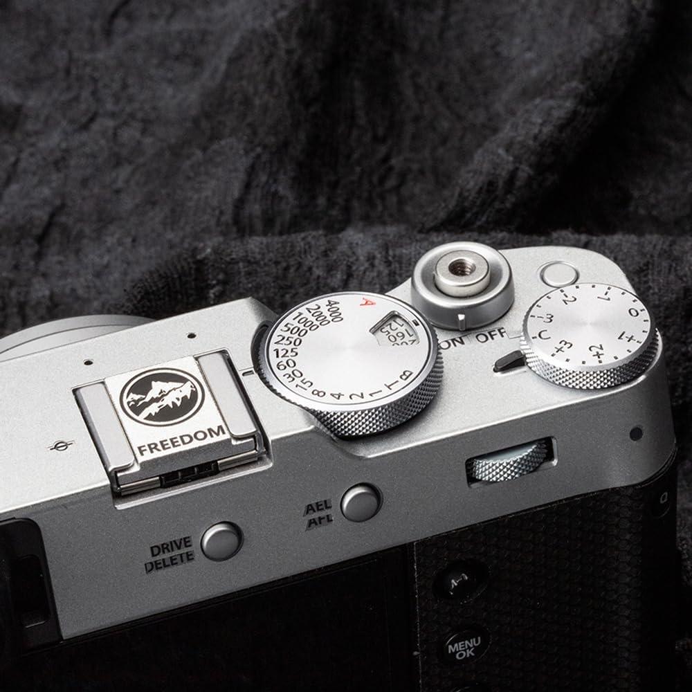 Cubierta de zapata caliente DBZZ para cámaras Fujifilm y Canon - Negro