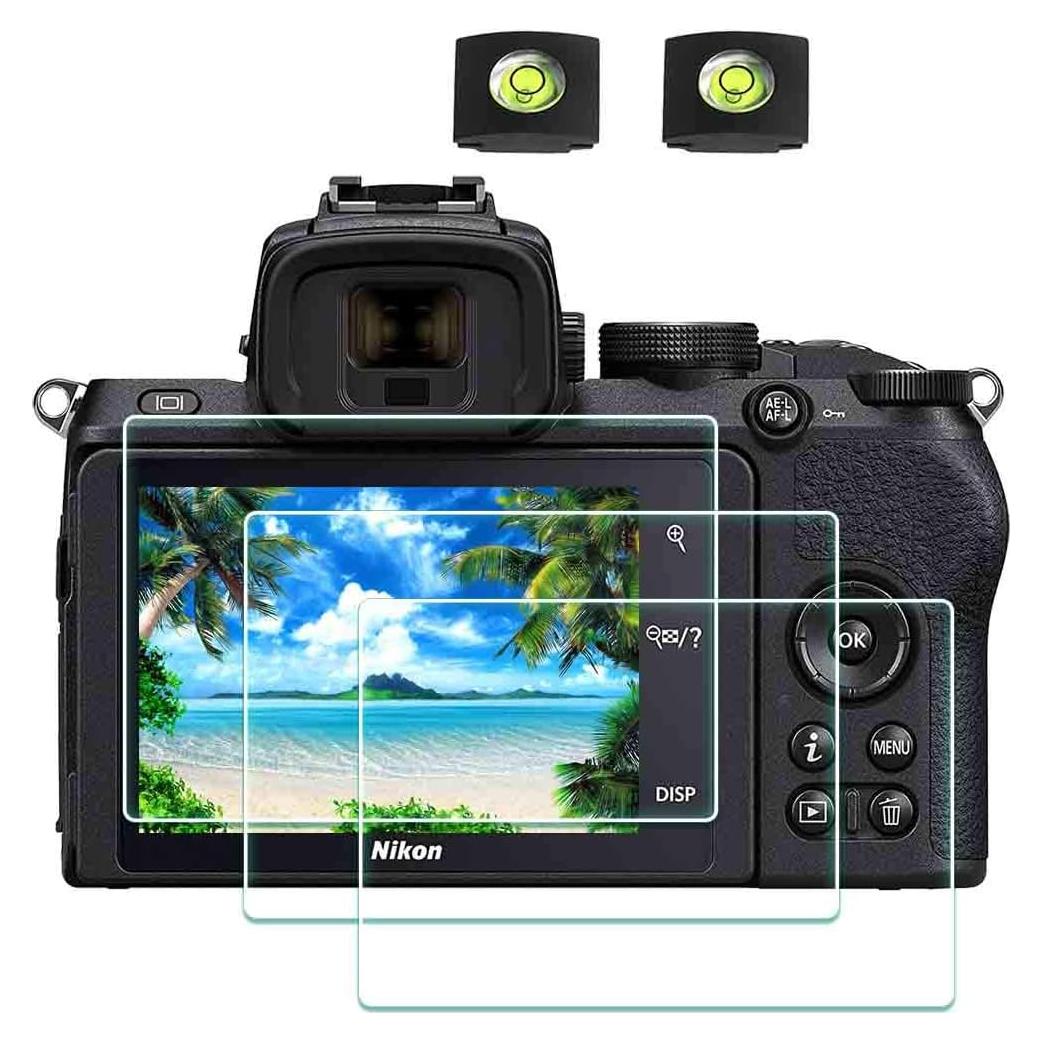 Protector de Pantalla para Nikon Z50 + Cubierta de Zapata Fría