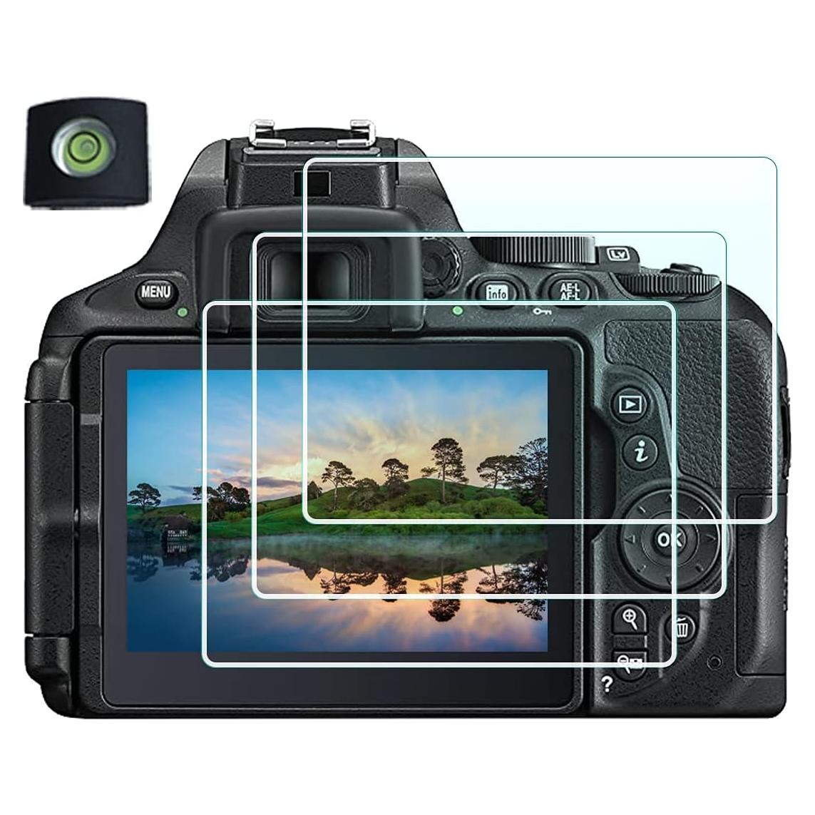 Protector de Pantalla Nikon D5300 D5500 D5600 Vidrio 9H 0.3mm