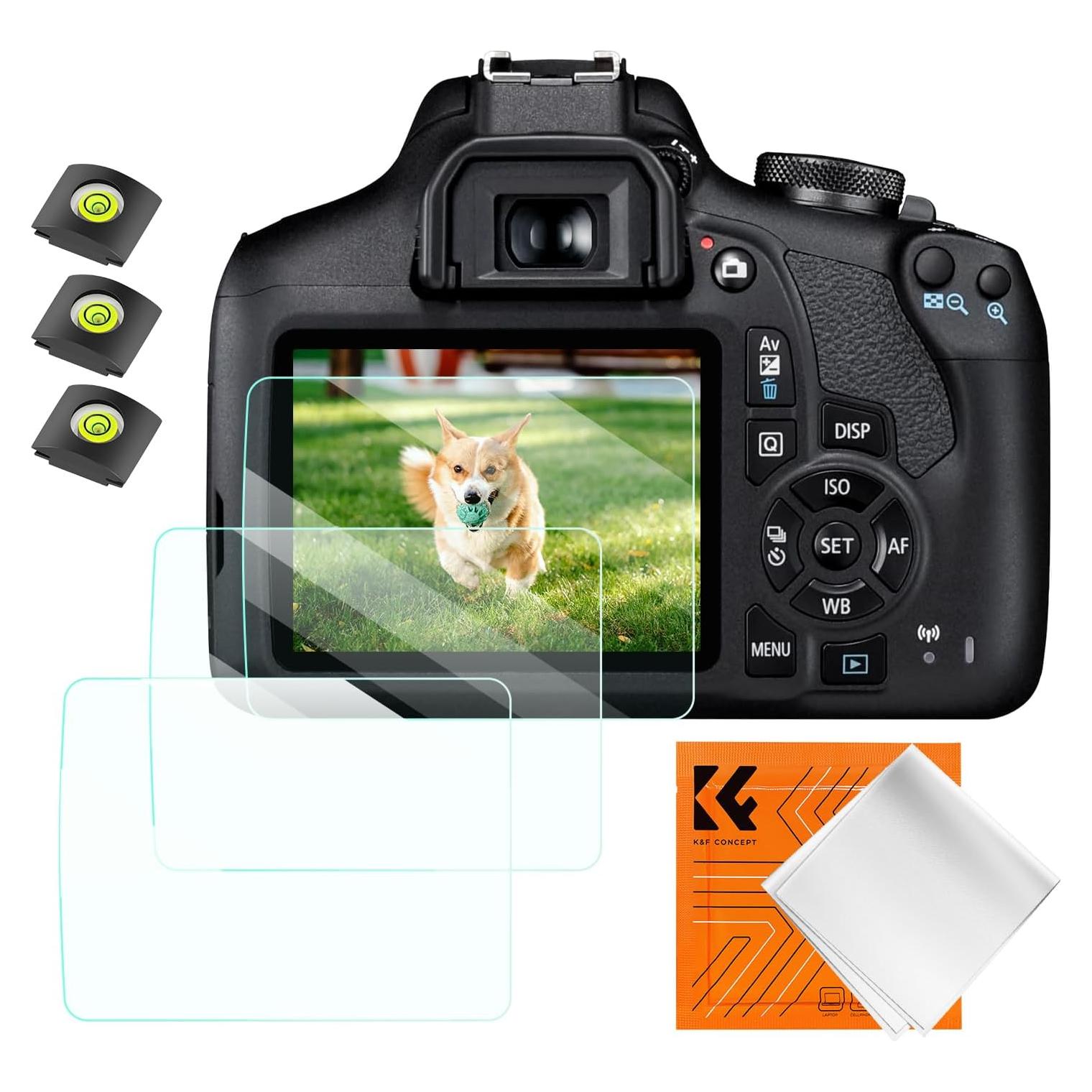 Protector de Pantalla K&F Concept para Canon EOS Rebel T7 T6 T5