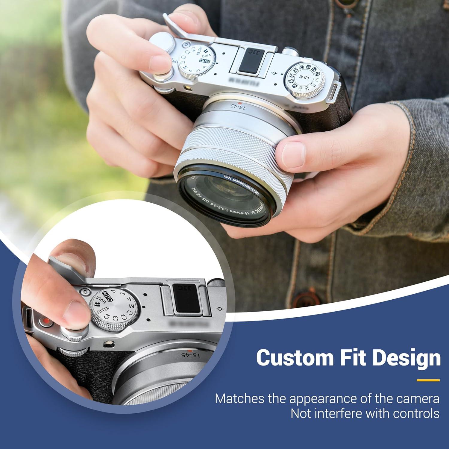 Agarre de Pulgar X-M5 Jinjiacheng para Cámara Fujifilm XM5 - Plata