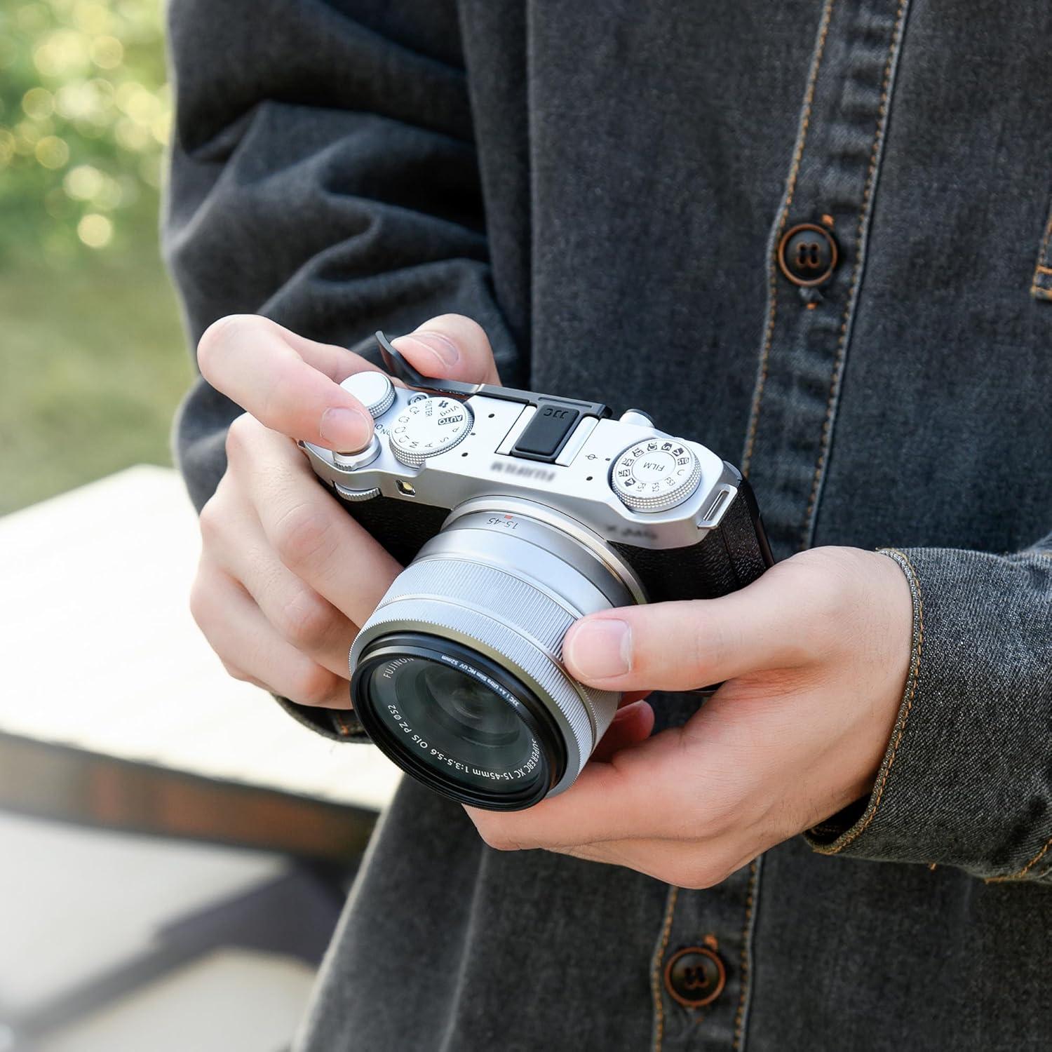 Agarre de Pulgar X-M5 Jinjiacheng para Cámara Fujifilm XM5 - Plata