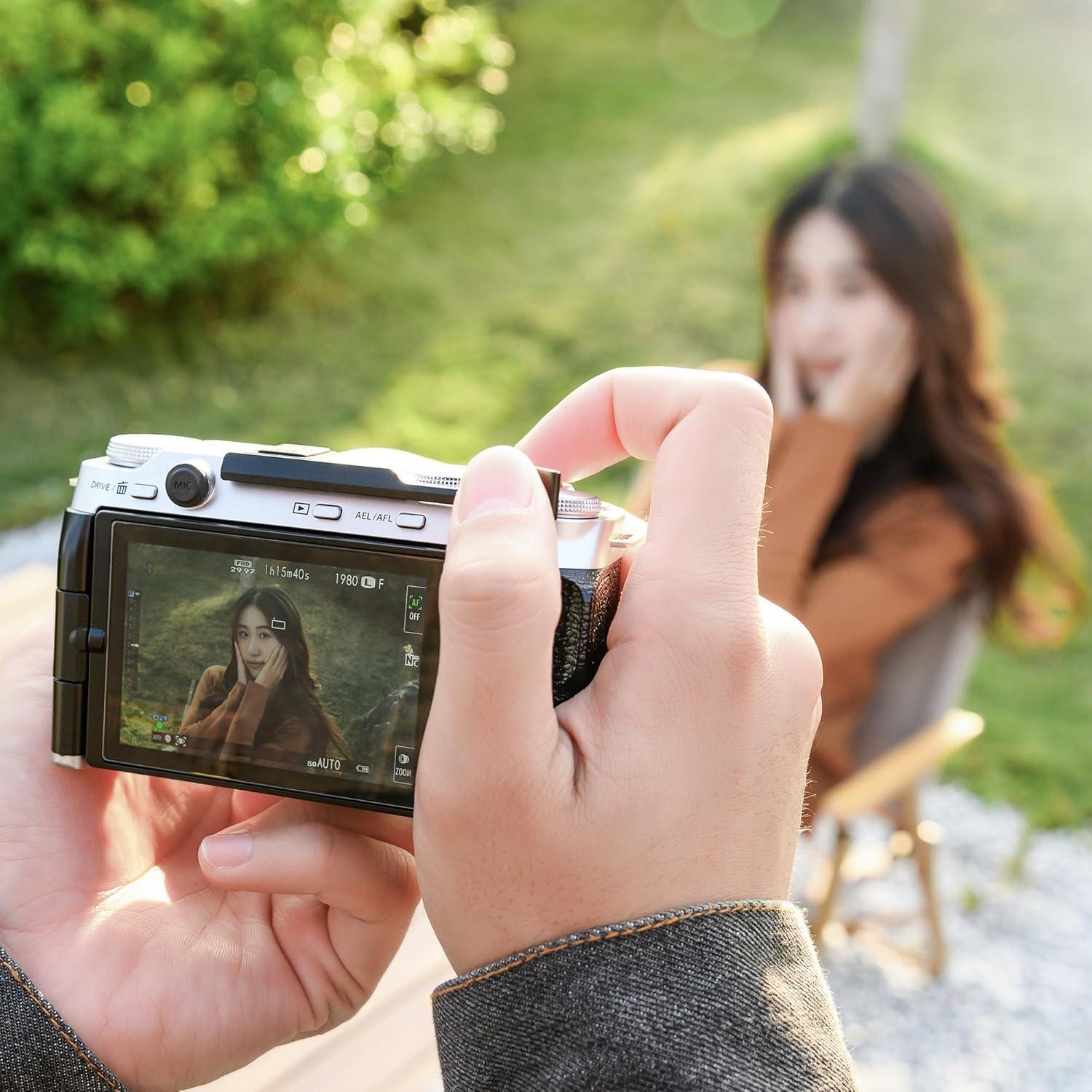 Agarre de Pulgar X-M5 Jinjiacheng para Cámara Fujifilm XM5 - Plata