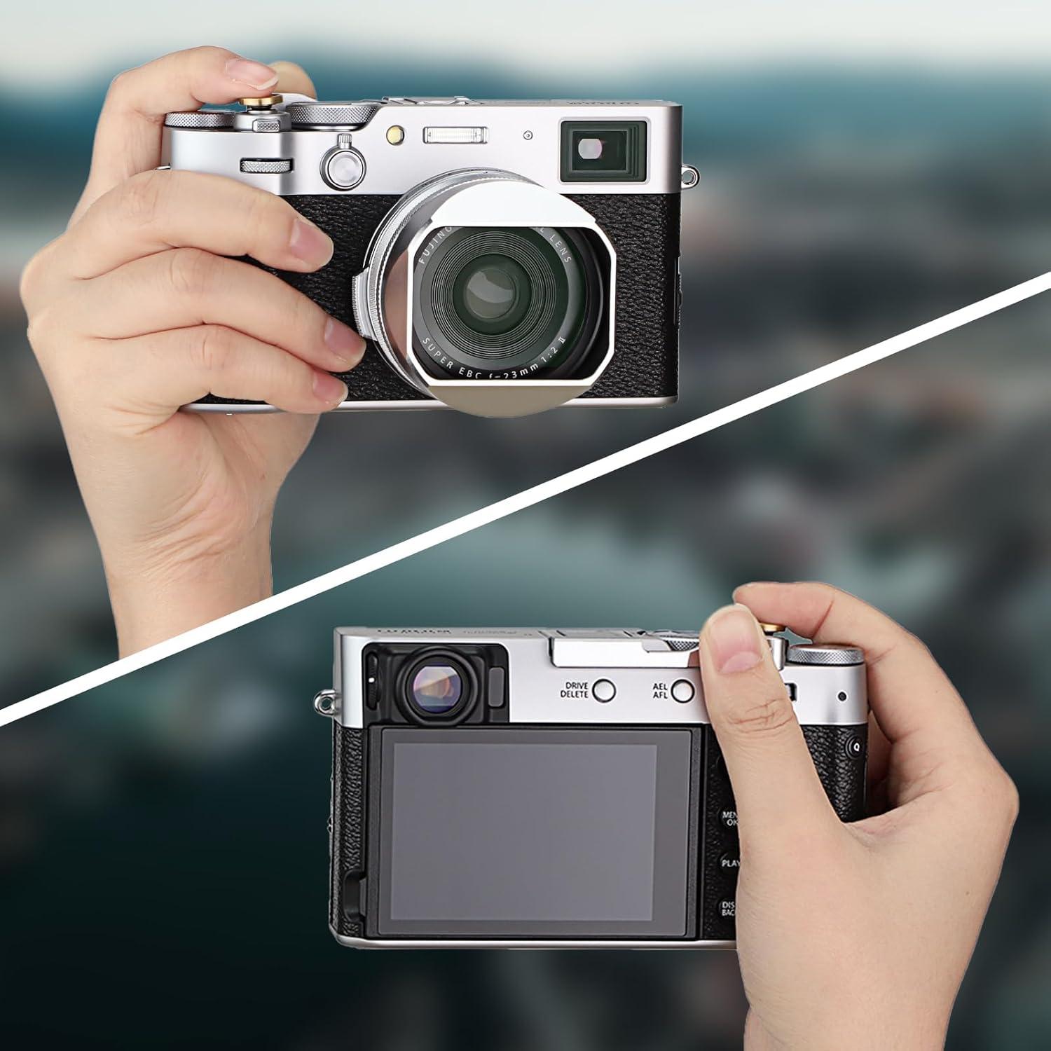 Agarre Thumbs Up Haoge THB-X2S Plata para Fujifilm X100V/X100VI