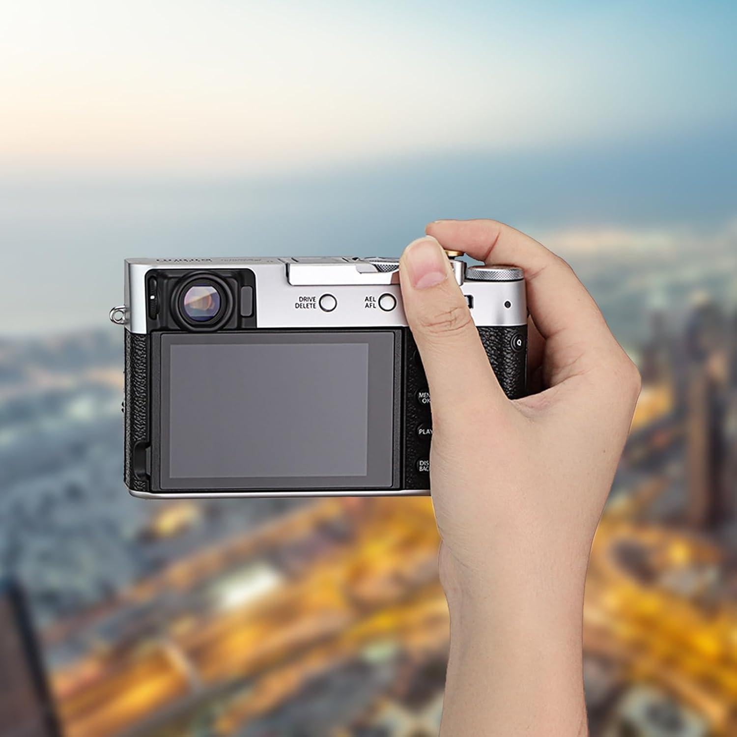 Agarre Thumbs Up Haoge THB-X2S Plata para Fujifilm X100V/X100VI