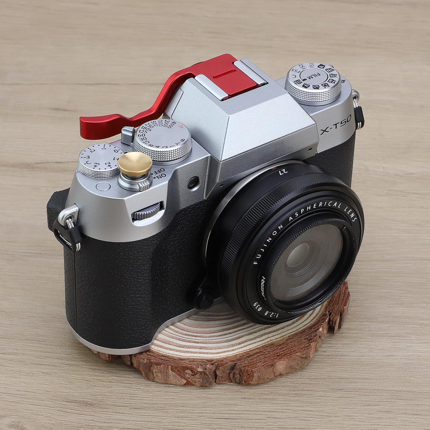 Agarre Thumbs Up Rojo Haoge para Fujifilm X-T10 X-T20 X-T30