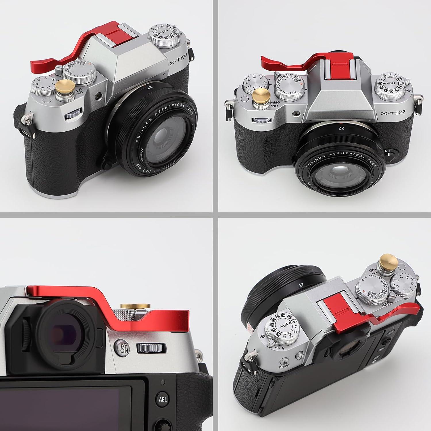 Agarre Thumbs Up Rojo Haoge para Fujifilm X-T10 X-T20 X-T30