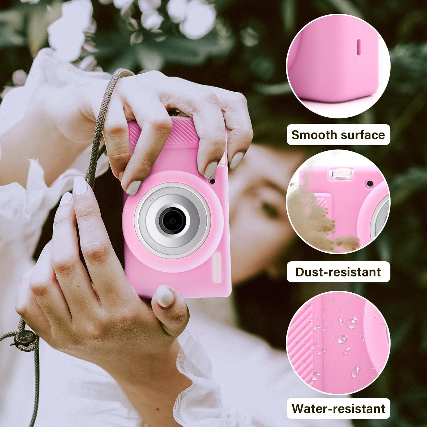 Kit de Accesorios para Cámara Sony ZV-1F - Funda Silicona Rosa