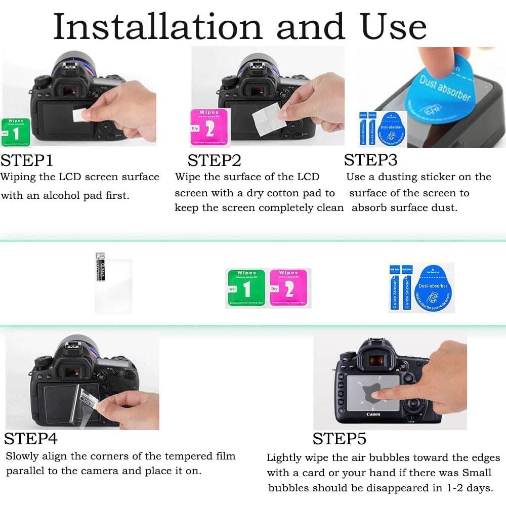 Protectores de Pantalla PCTC para Cámara Nikon Z F - Vidrio Templado 9H