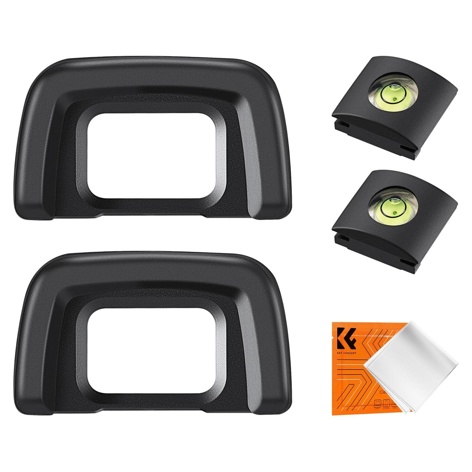 Kit de Cubierta Ocular y Zapata Caliente K&F Concept para Nikon