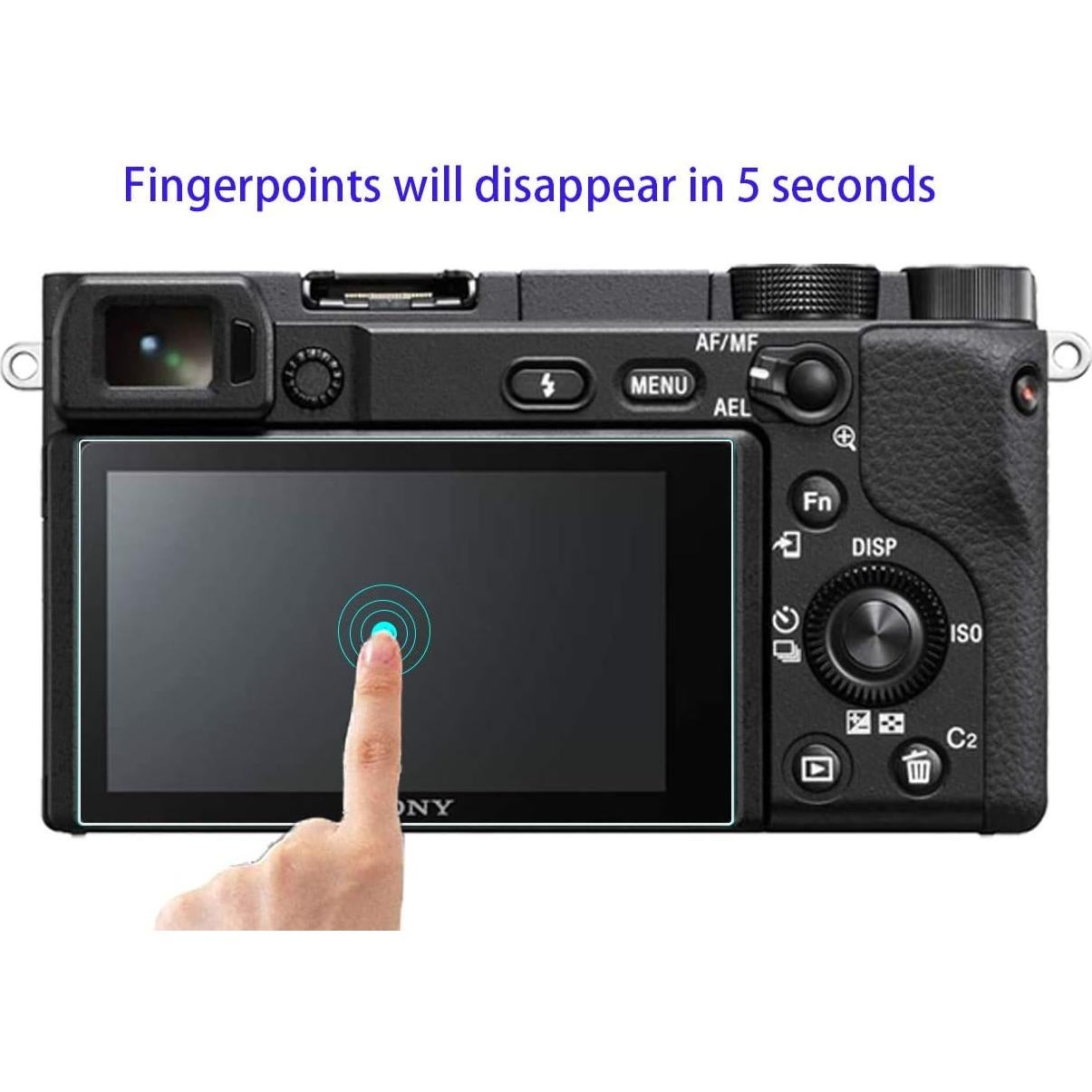 Protector de Pantalla Sony Alpha A6000 A6100 0.3mm Vidrio 9H