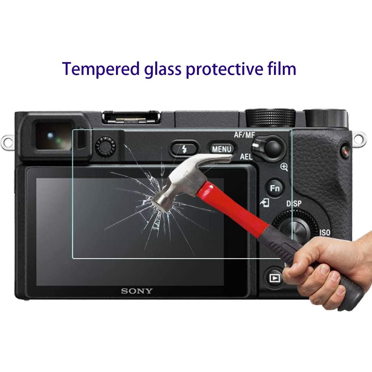 Protector de Pantalla Sony Alpha A6000 A6100 0.3mm Vidrio 9H