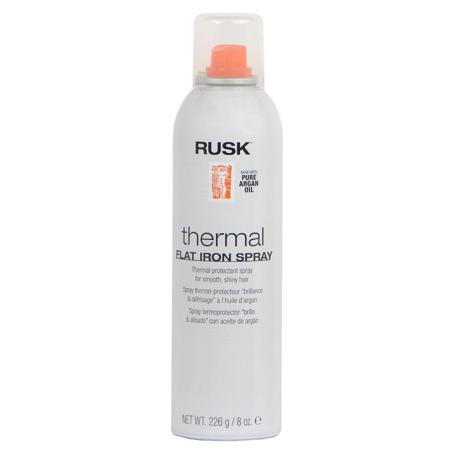 RUSK Spray Térmico con Aceite de Argán 240ml Elimina Frizz