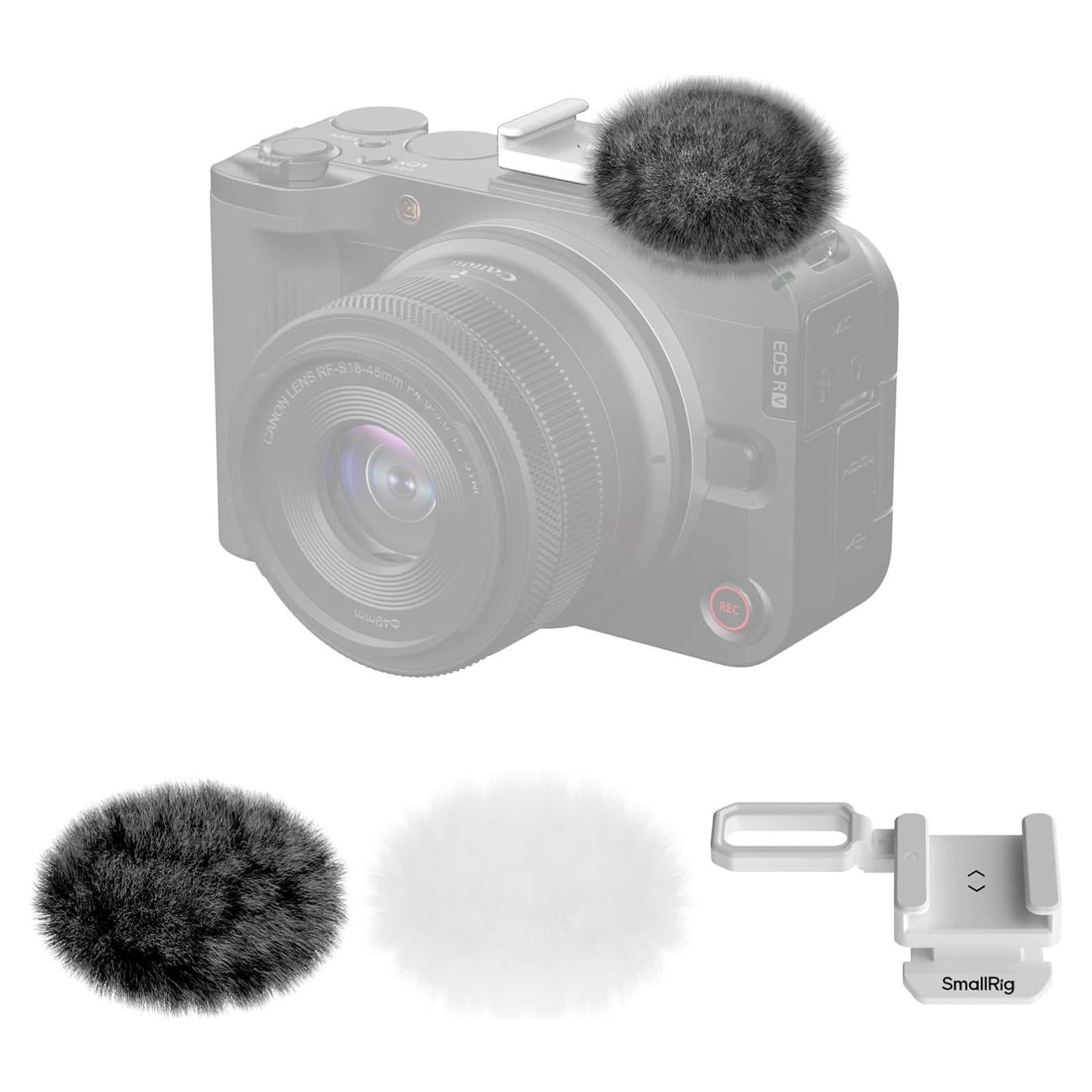Kit Paraviento Peludo SmallRig 5434 para Cámara Canon EOS R50 V