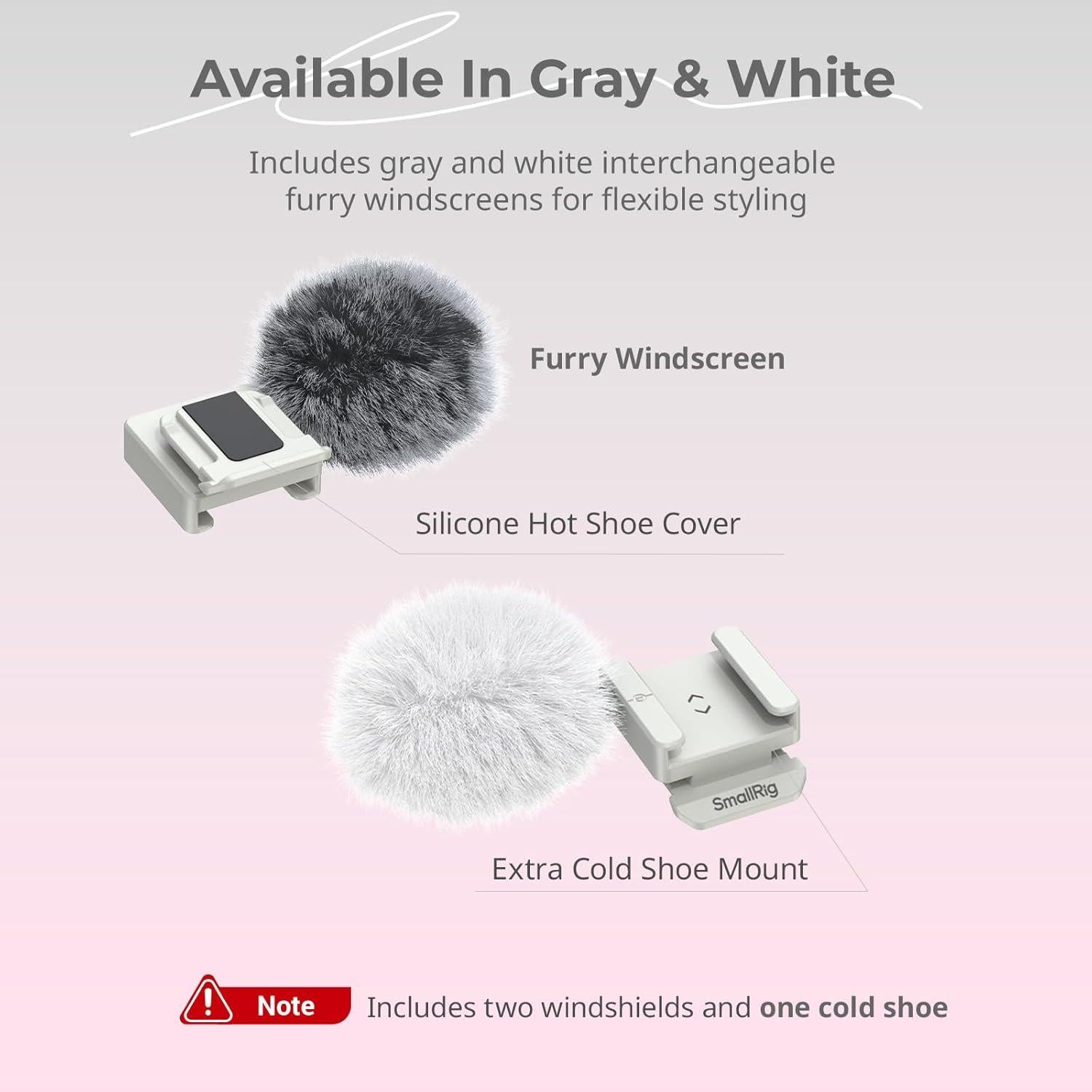 Kit Paraviento Peludo SmallRig 5434 para Cámara Canon EOS R50 V