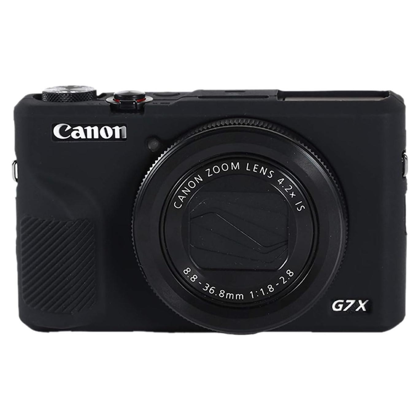 Funda de Silicona TUYUNG para Canon PowerShot G7X III - Negra
