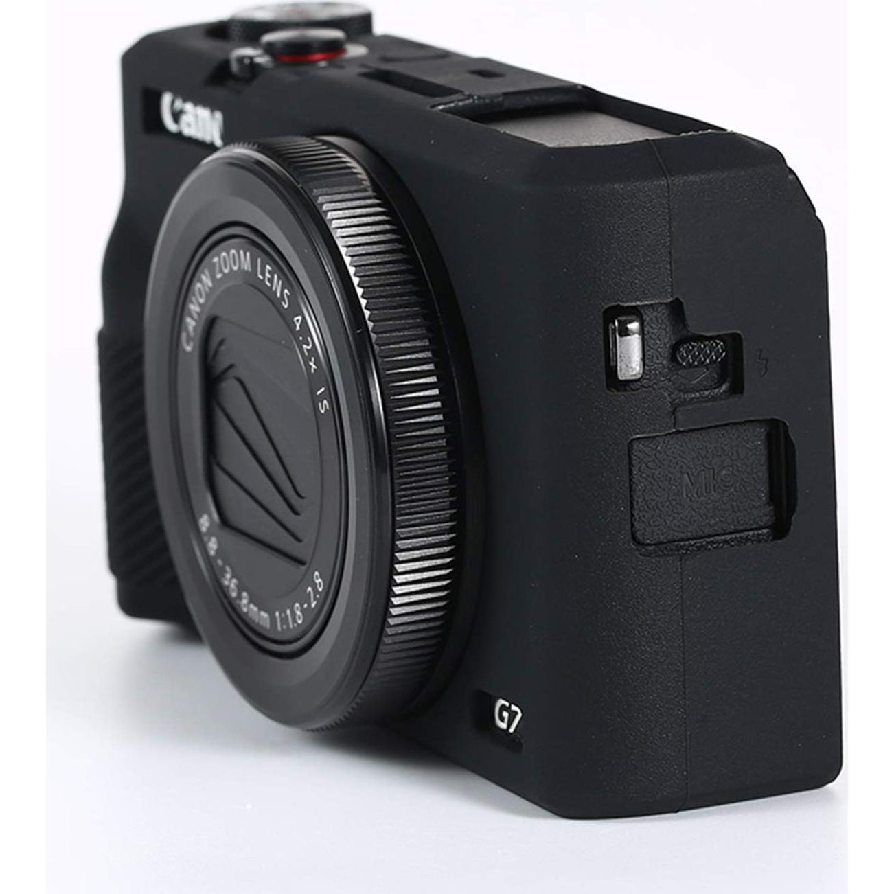 Funda de Silicona TUYUNG para Canon PowerShot G7X III - Negra