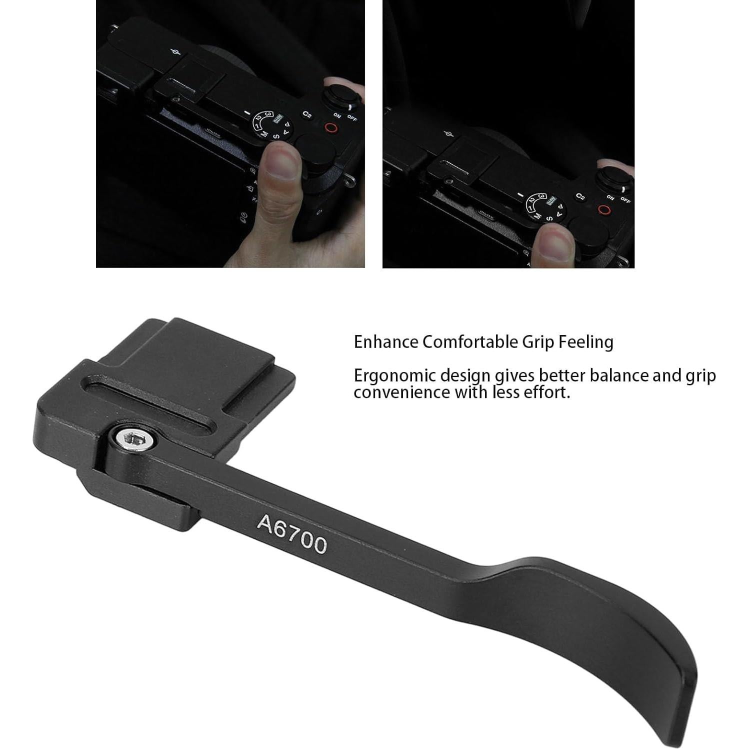 Cubierta de zapata caliente GOWENIC para cámara A6700 - Ergonomía y precisión