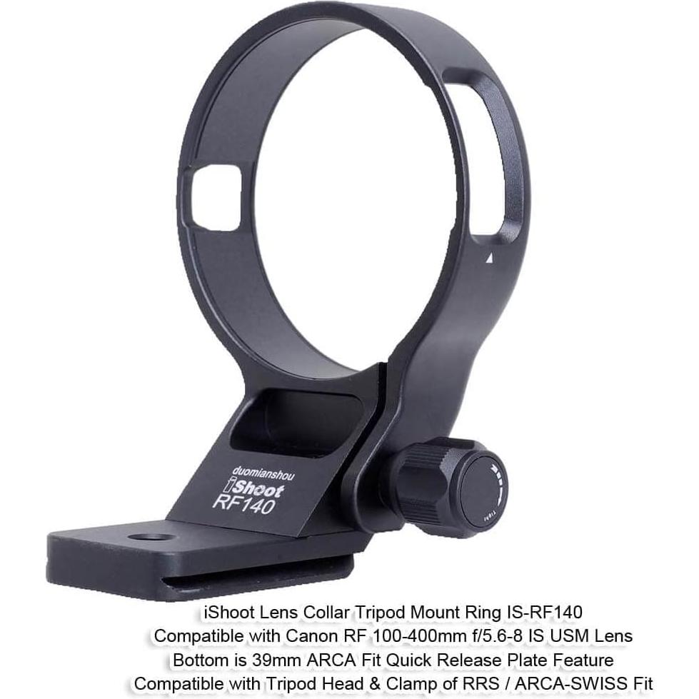 Anillo de Montaje en Trípode iShoot IS-RF140 para Canon RF 100-400mm