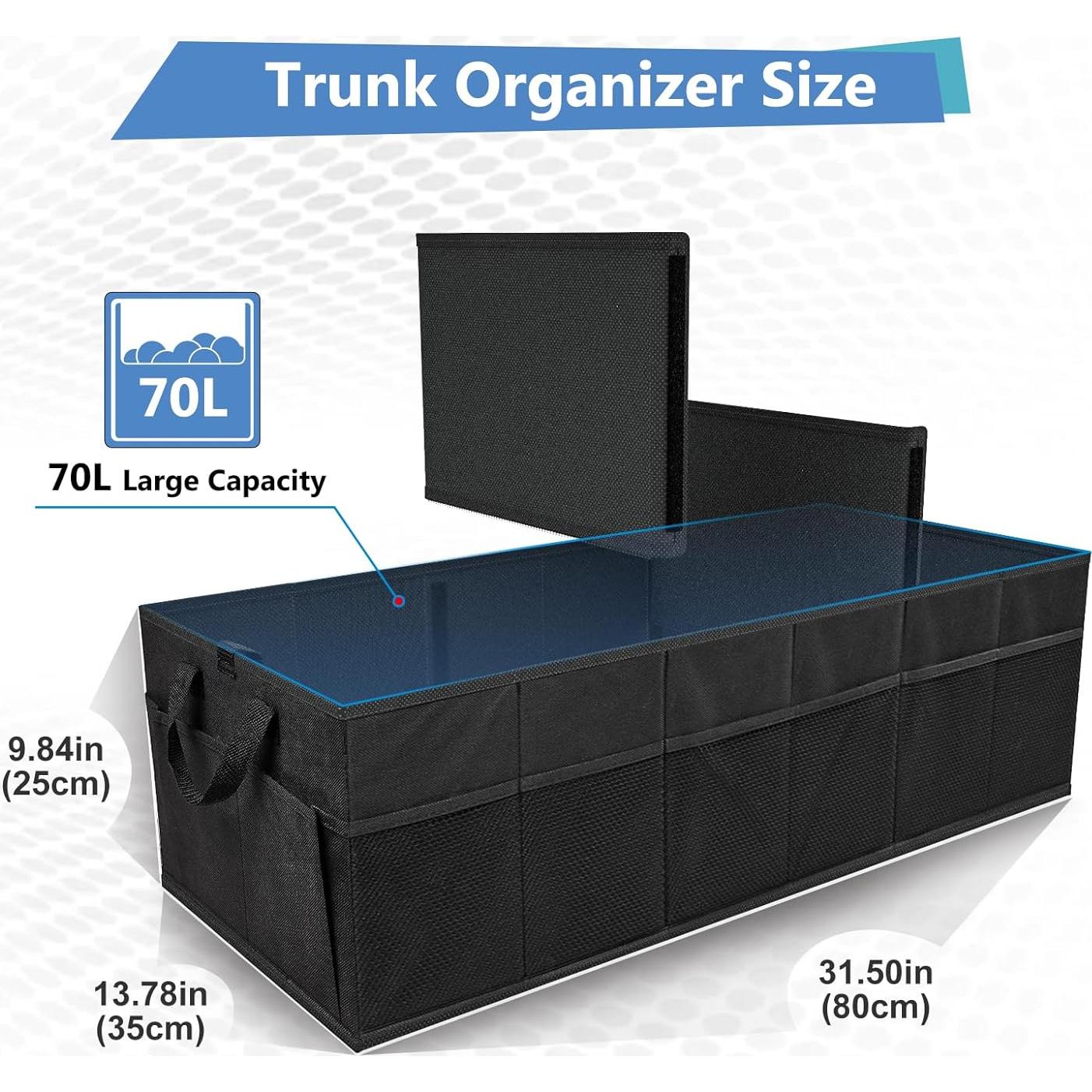 Organizador de Maletero MIU COLOR 70L Plegable Negro II