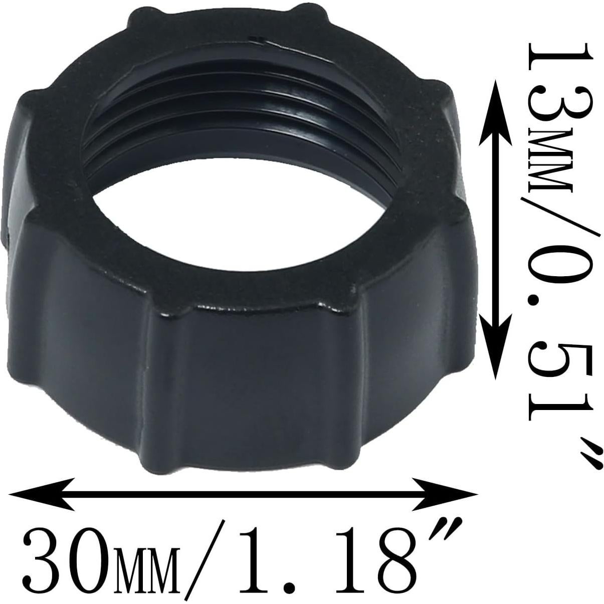 12 Anillos de Soporte de Cabeza Adaptador Fijo 17mm SJZBIN