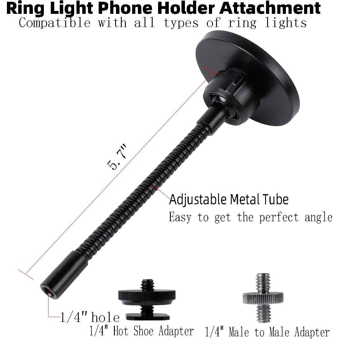 Soporte Magnético para Teléfono iPhone 15/14/13/12 - Adaptador Trípode