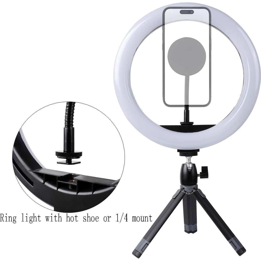 Soporte Magnético para Teléfono iPhone 15/14/13/12 - Adaptador Trípode