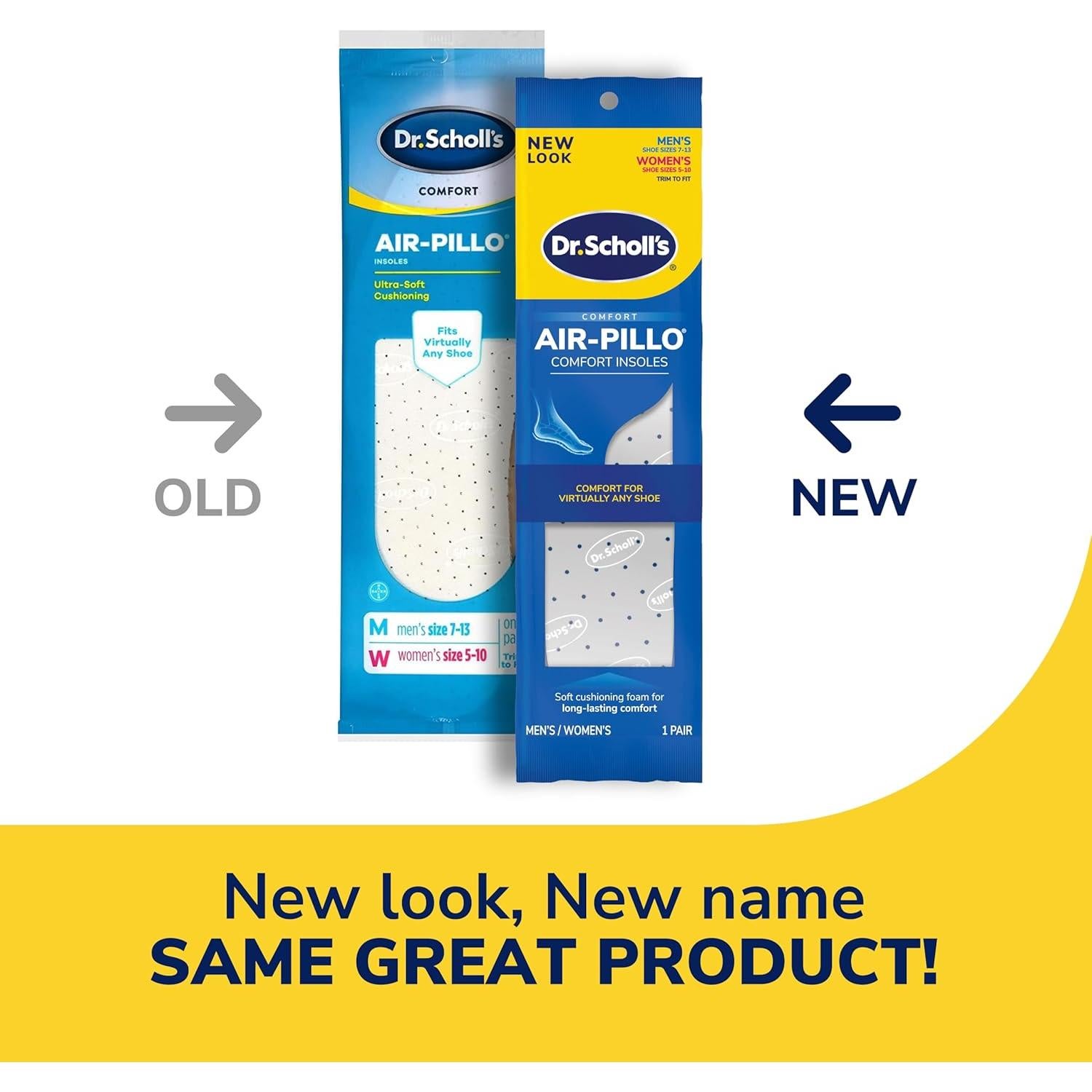 Plantillas Dr. Scholl's Air-Pillo - Amortiguación Doble Capa