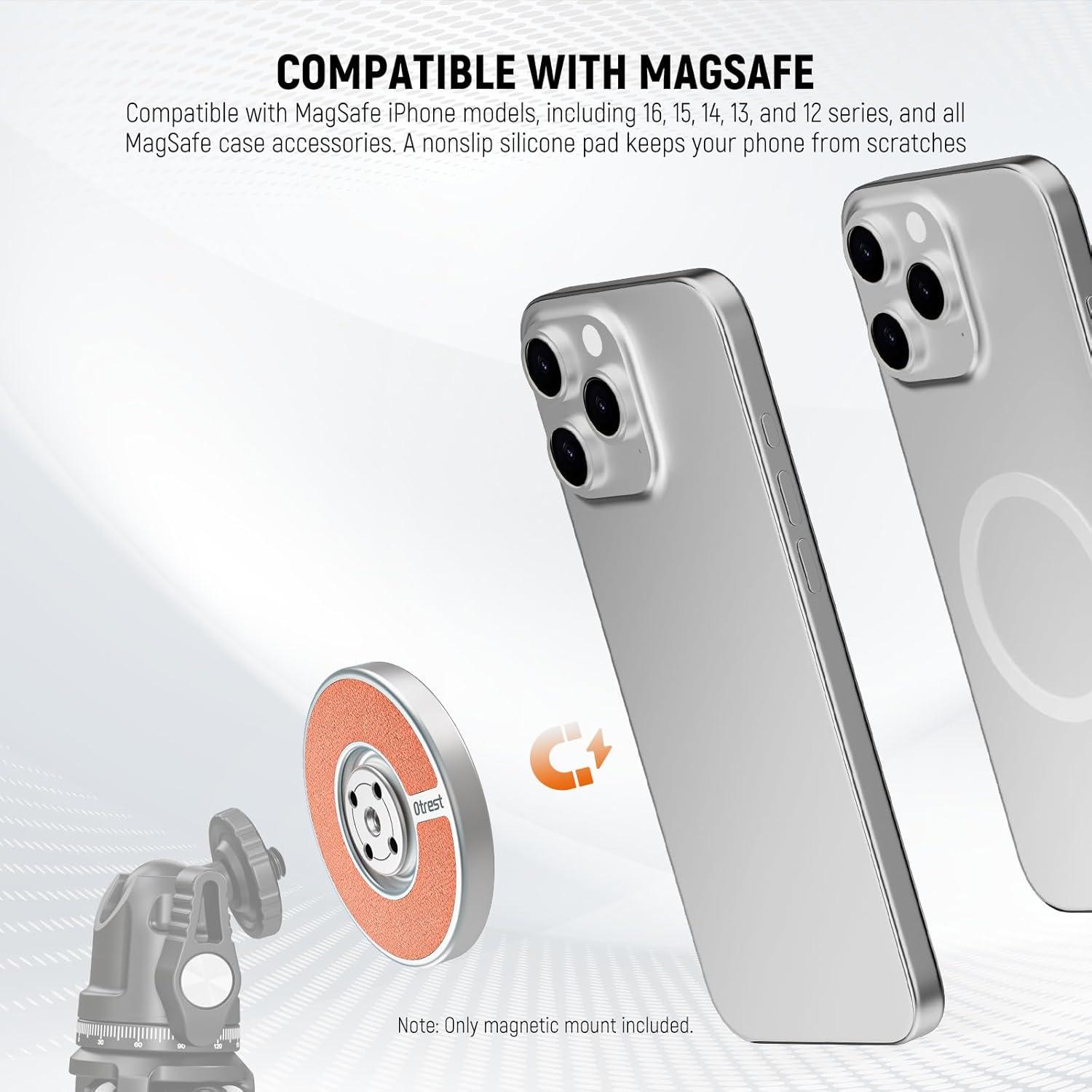 Soporte trípode magnético OTEST PA-01 para iPhone MagSafe