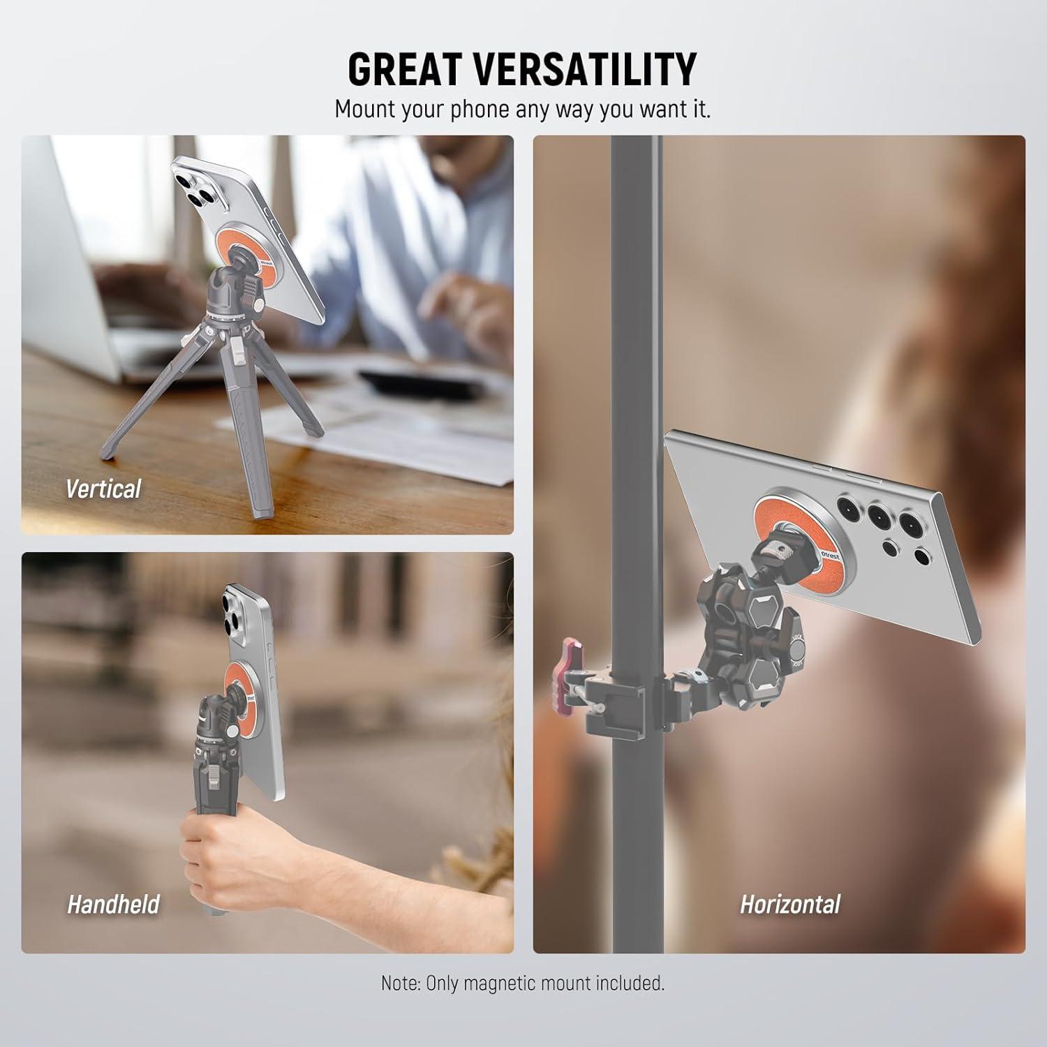 Soporte trípode magnético OTEST PA-01 para iPhone MagSafe