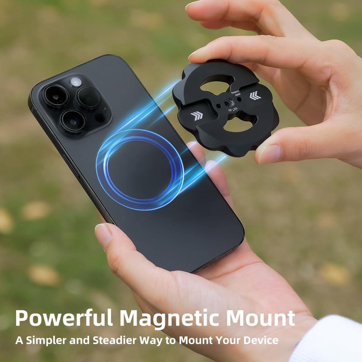 Adaptador de Montaje Magnético para Teléfono Sunflower 1/4-20