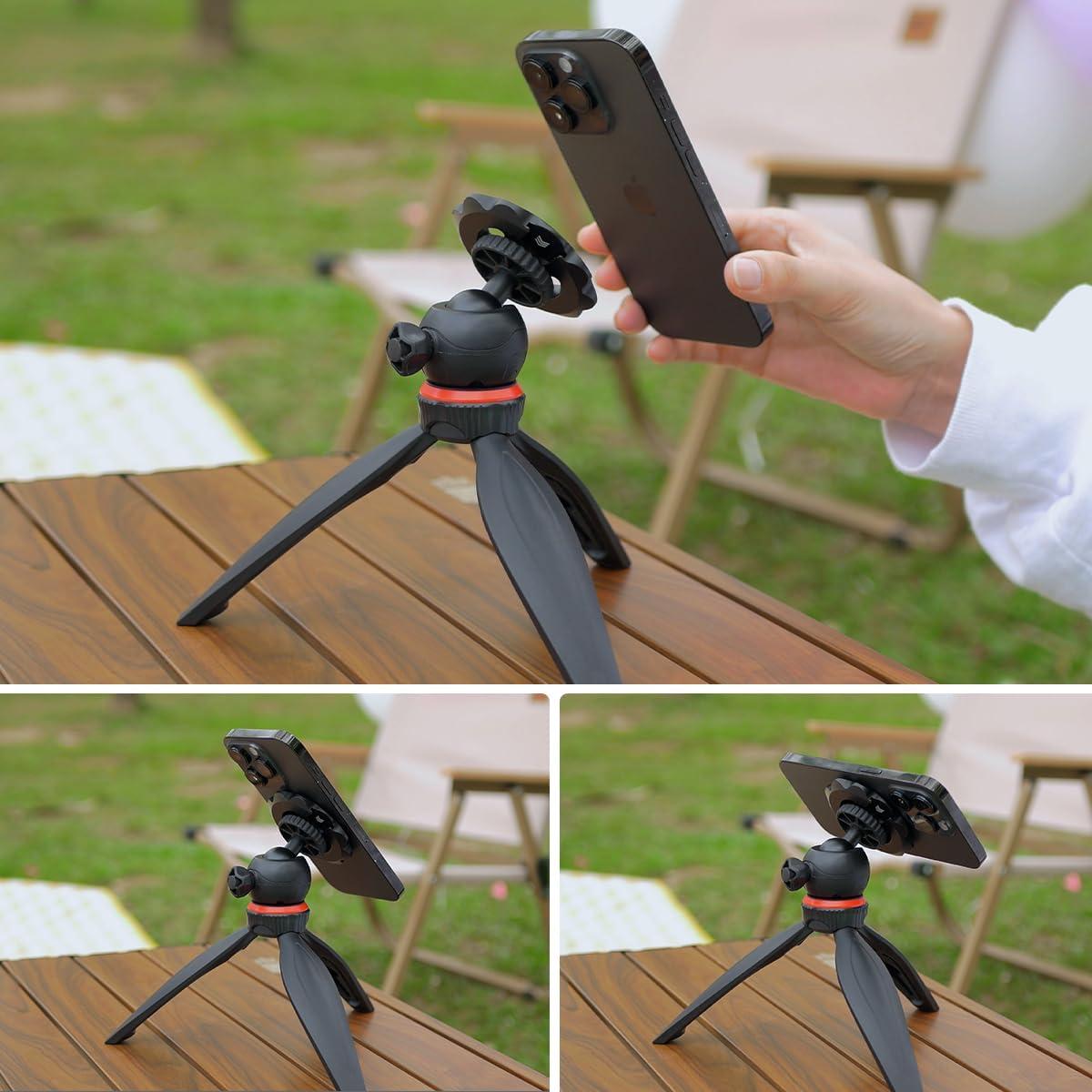 Adaptador de Montaje Magnético para Teléfono Sunflower 1/4-20