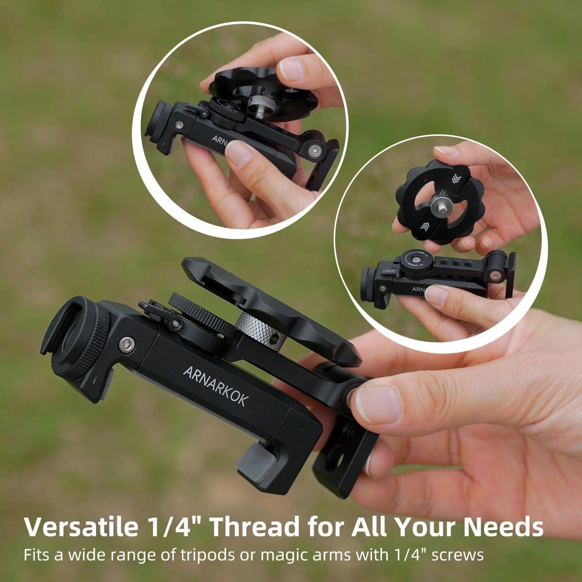 Adaptador de Montaje Magnético para Teléfono Sunflower 1/4-20