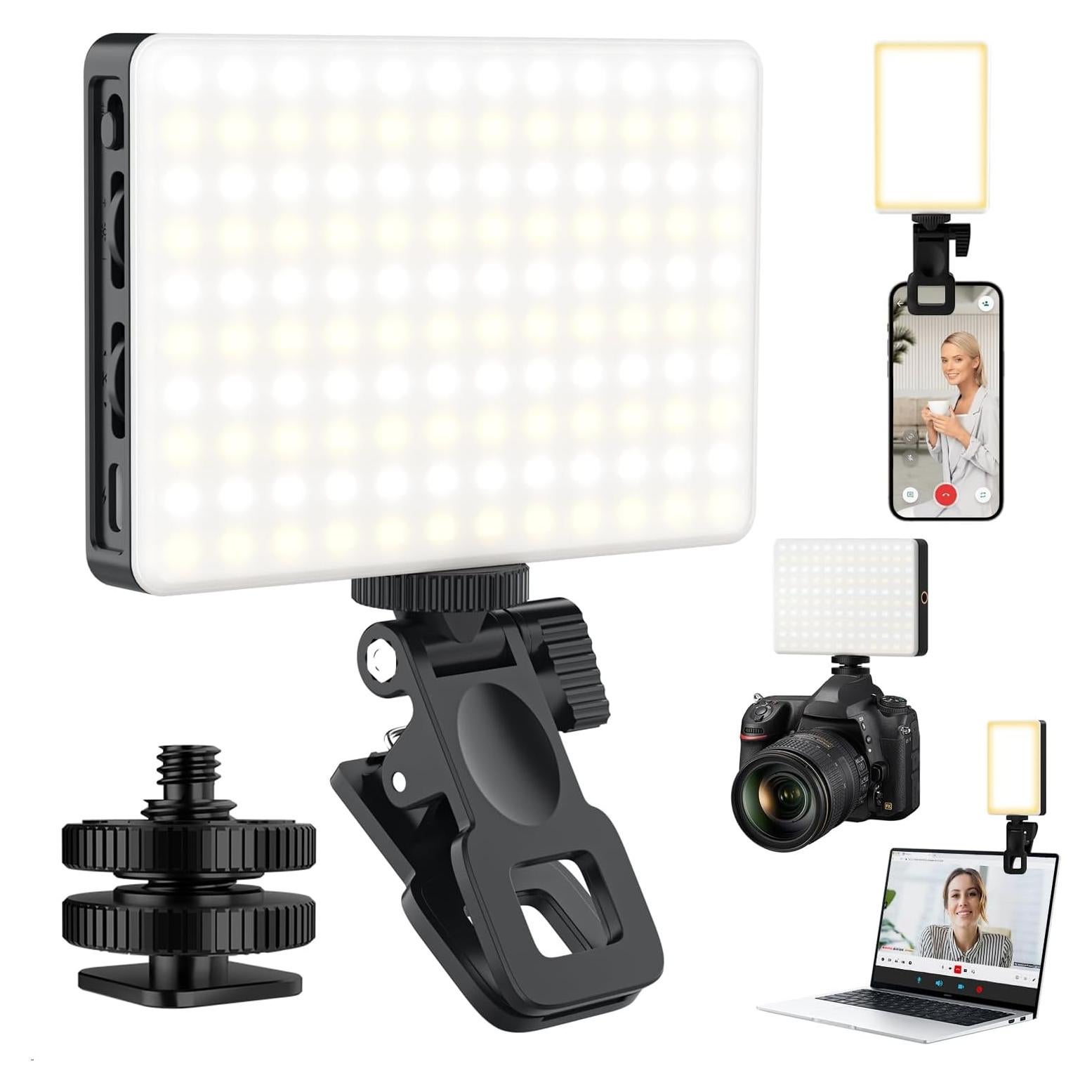 Luz de Selfie LED 120 Singwil - Batería 8000mAh, 3 Modos