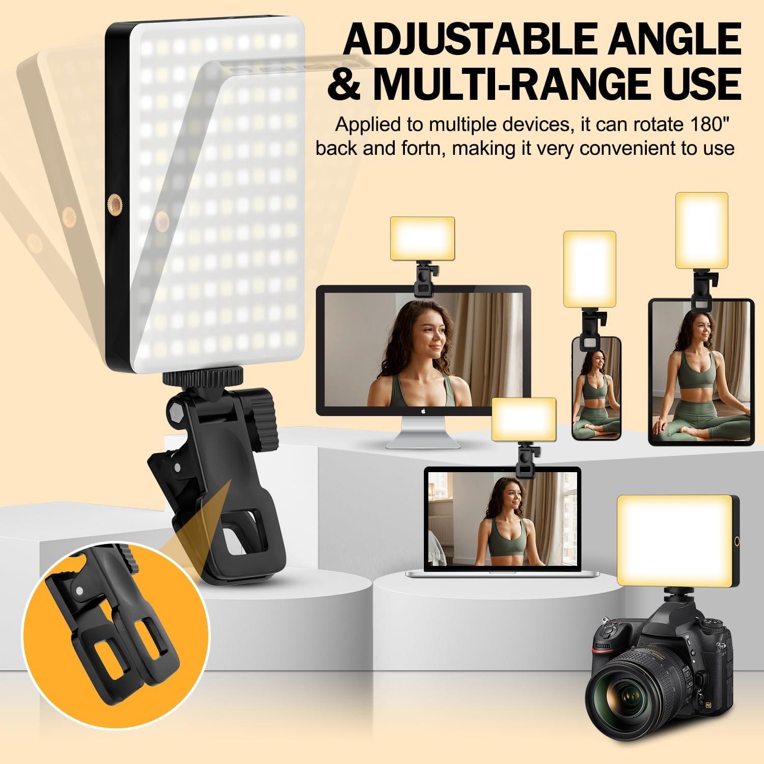 Luz de Selfie LED 120 Singwil - Batería 8000mAh, 3 Modos