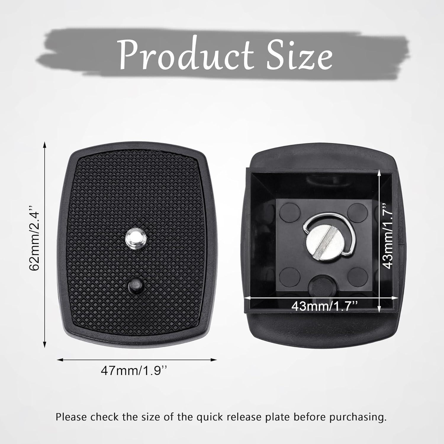 Placa de liberación rápida BlingKingdom para cámara 62x47mm