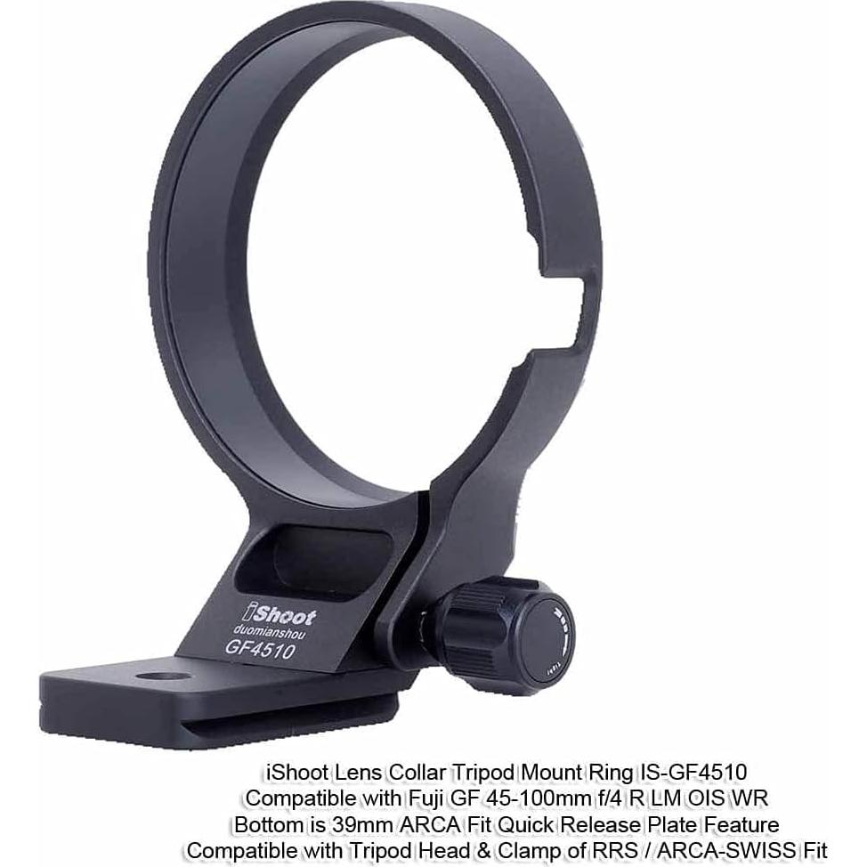 Anillo de Montaje en Trípode iShoot IS-GF4510 para Lente Fuji GF 45-100mm