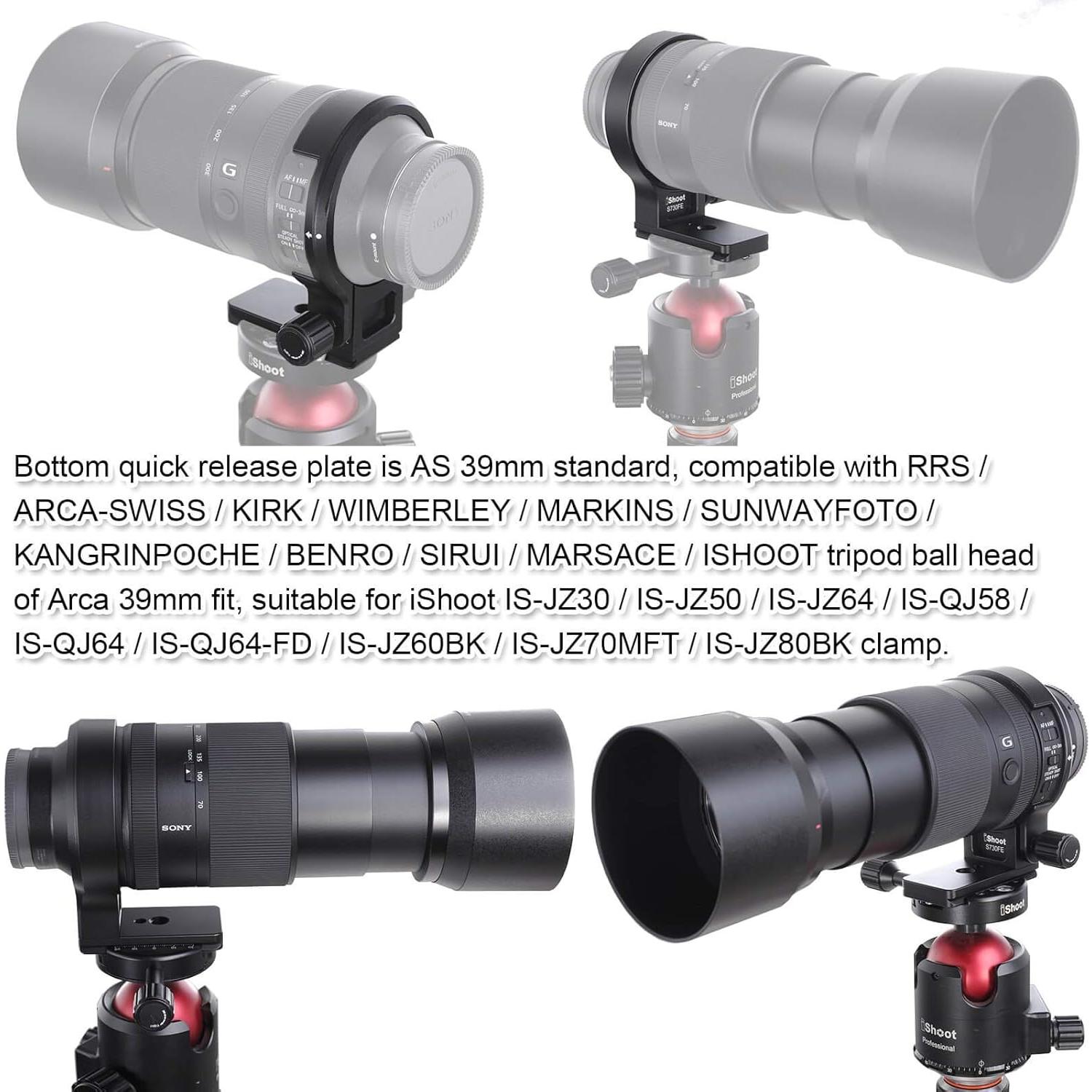 Collar de Lente de Metal iShoot para Sony FE 70-300mm