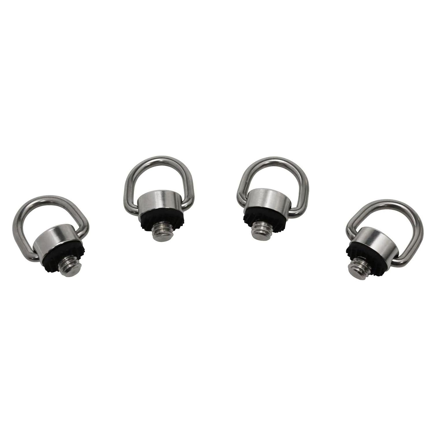 Soporte de Cámara con Anillo en D Acero Inoxidable 4 Piezas