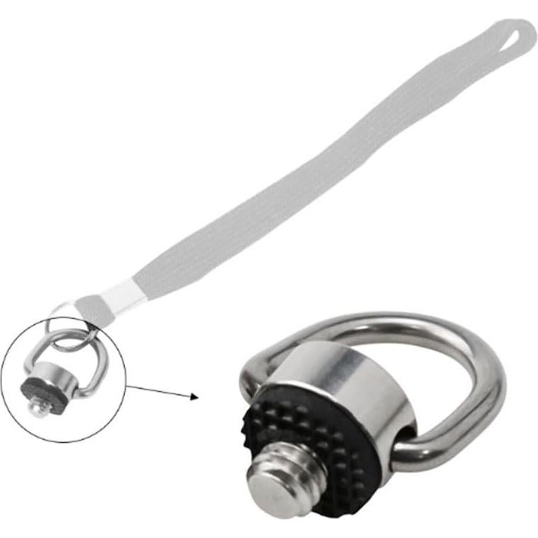 Soporte de Cámara con Anillo en D Acero Inoxidable 4 Piezas