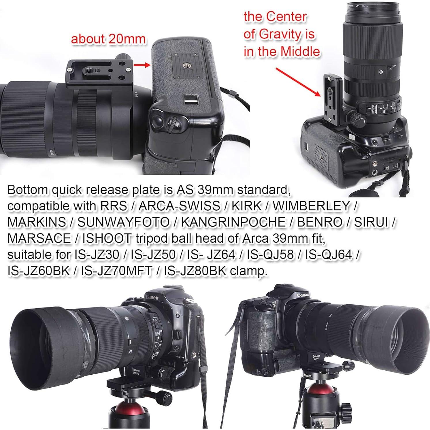 Anillo de Montaje para Trípode iShoot Sigma 100-400mm