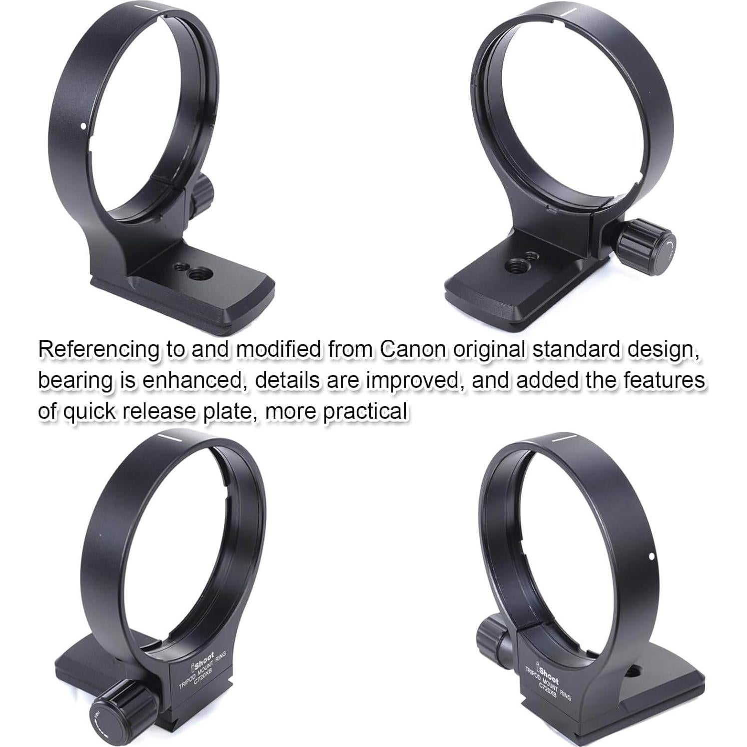 Soporte de Collar de Lente iShoot para Canon 70-200mm y 100-400mm