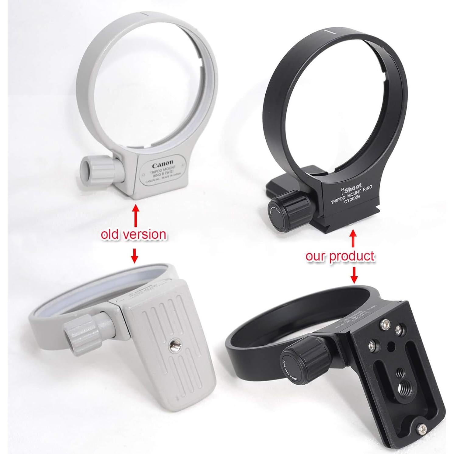 Soporte de Collar de Lente iShoot para Canon 70-200mm y 100-400mm