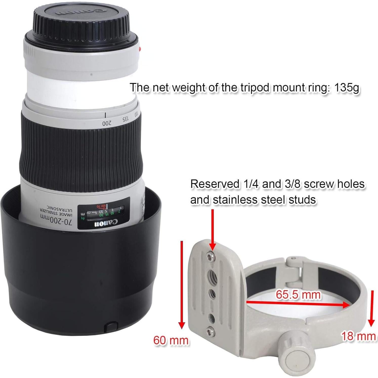 Anillo de Montaje de Trípode iShoot para Canon EF 70-200mm