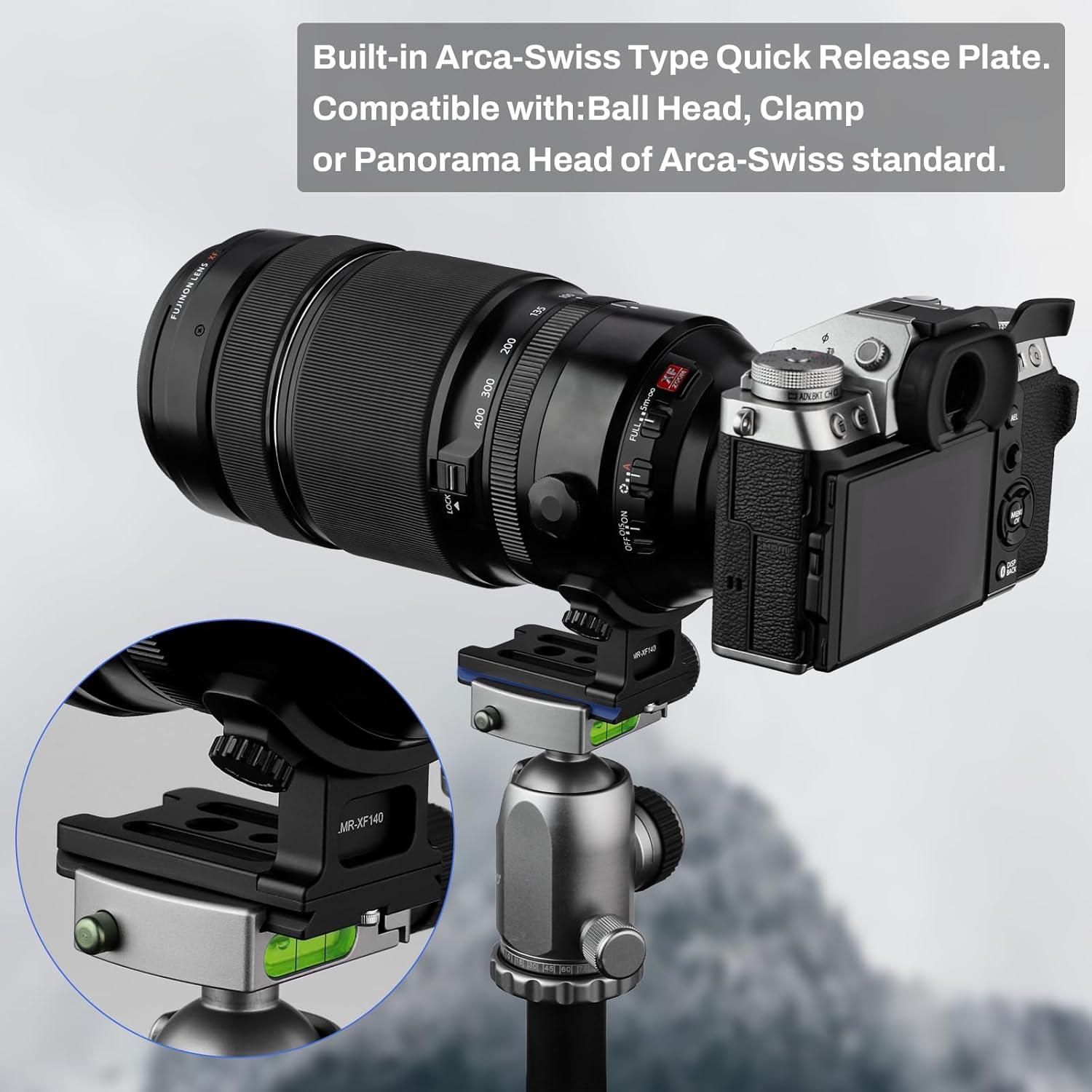 Anillo de Montaje en Trípode Haoge LMR-XF140 para Fujifilm XF 100-400mm