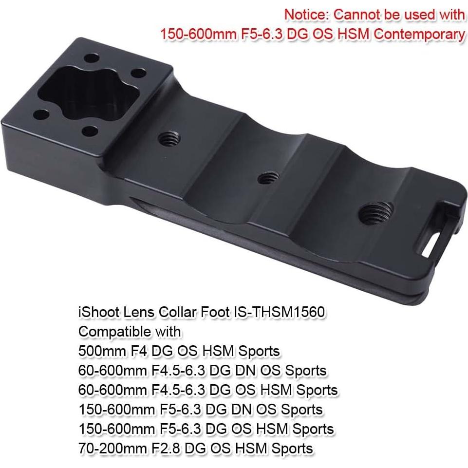 Pie de reemplazo iShoot IS-THSM1560 para lentes Sigma
