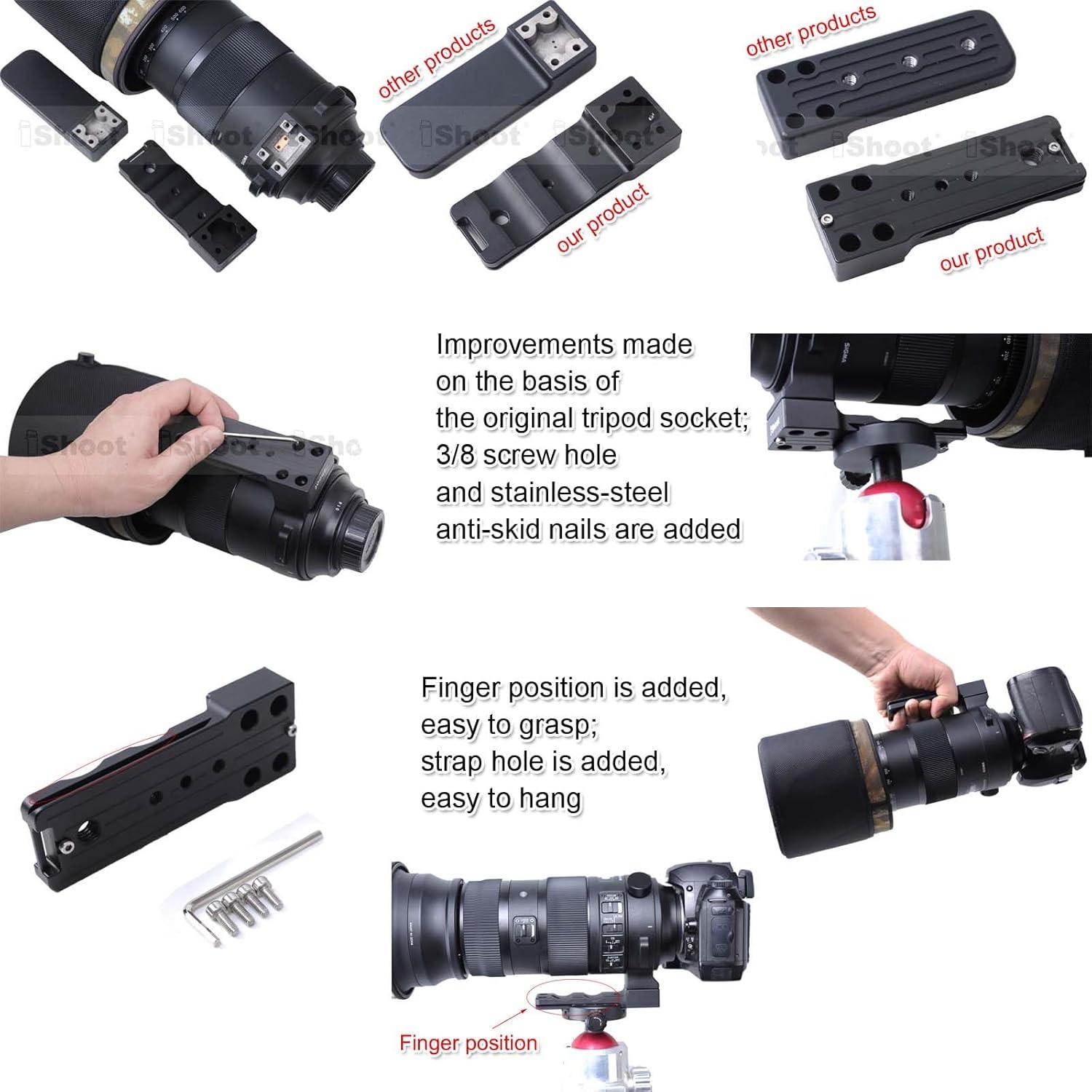 Pie de reemplazo iShoot IS-THSM1560 para lentes Sigma