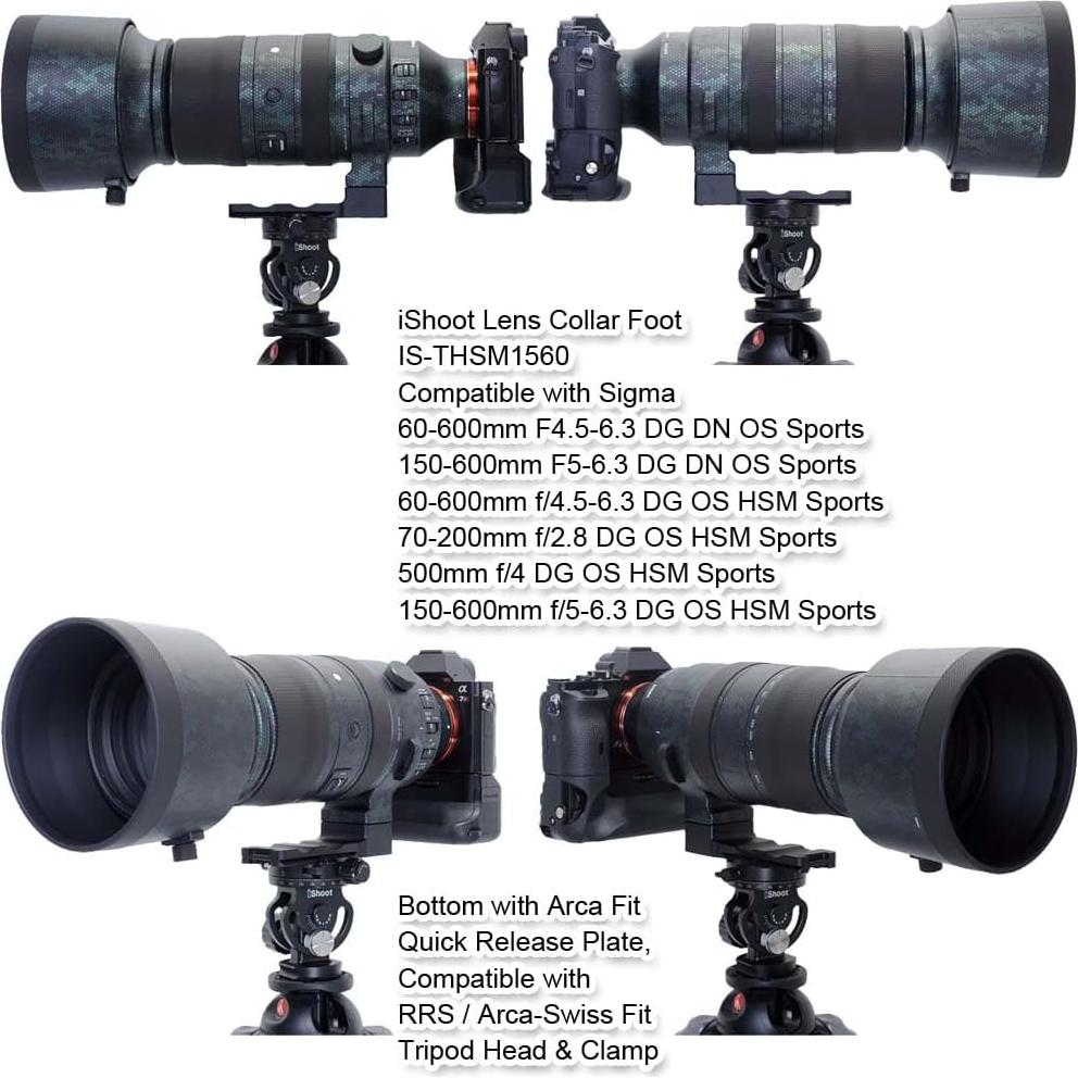 Pie de reemplazo iShoot IS-THSM1560 para lentes Sigma