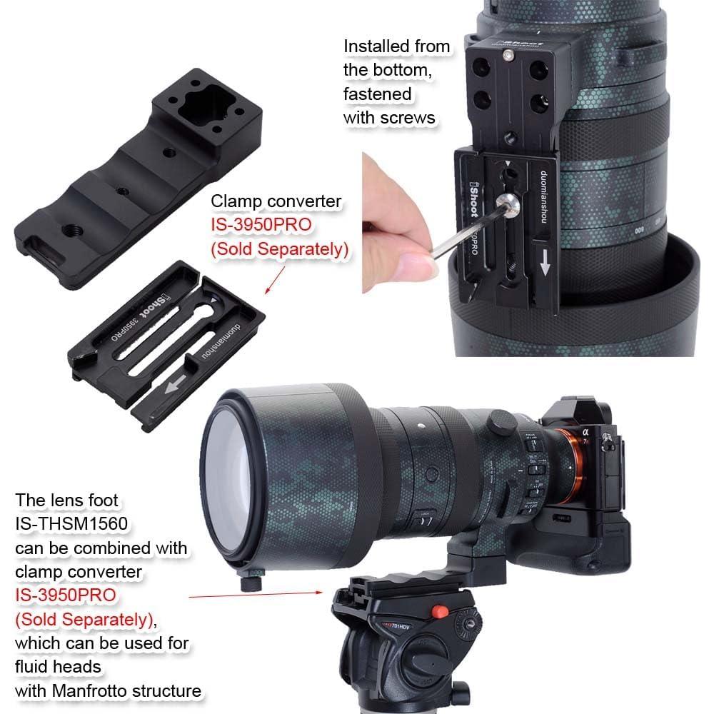 Pie de reemplazo iShoot IS-THSM1560 para lentes Sigma