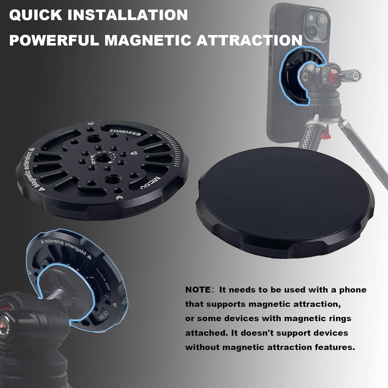 Adaptador de Montaje Magnético FOMOZER ME60 para iPhone